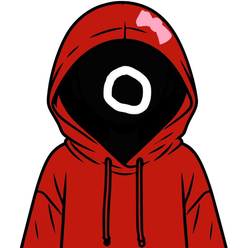 faceless girl in hoodie
