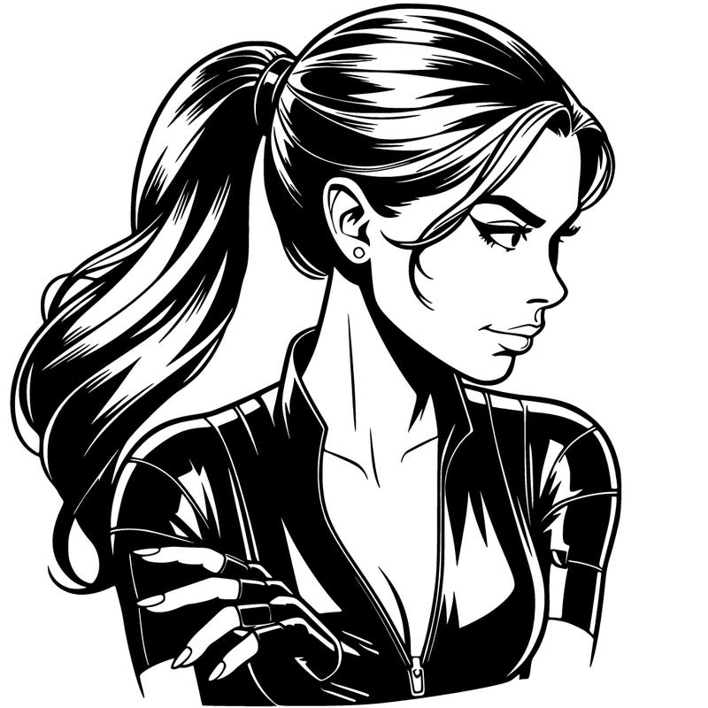 black widow realistic