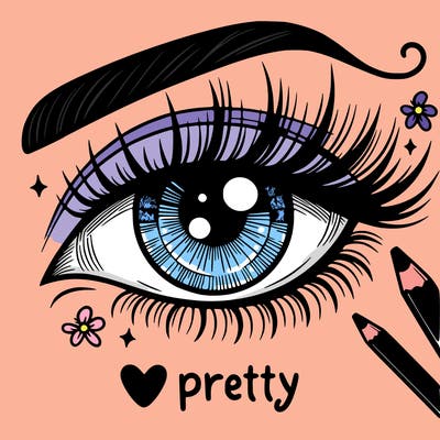 pretty eye