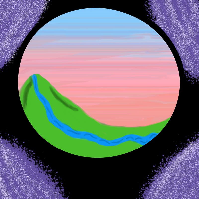 a plain circle with nothing else