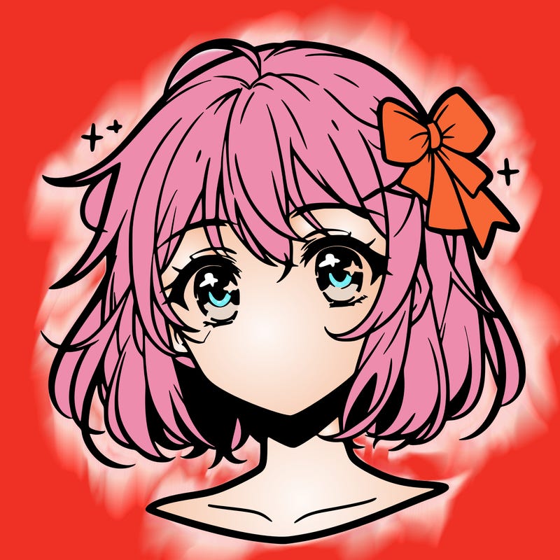 anime girl face
