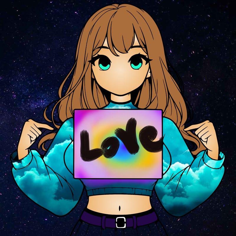 girl holding a blank sign in a long sleeve crop top