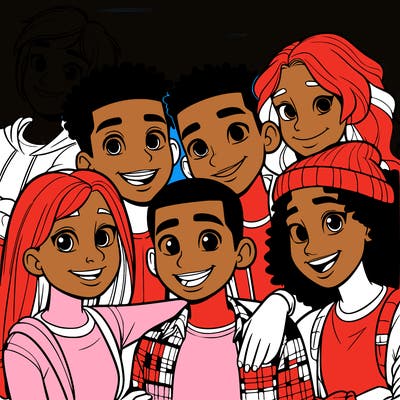 a mixed friend group