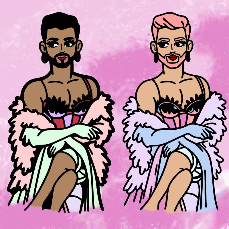 man drag queen