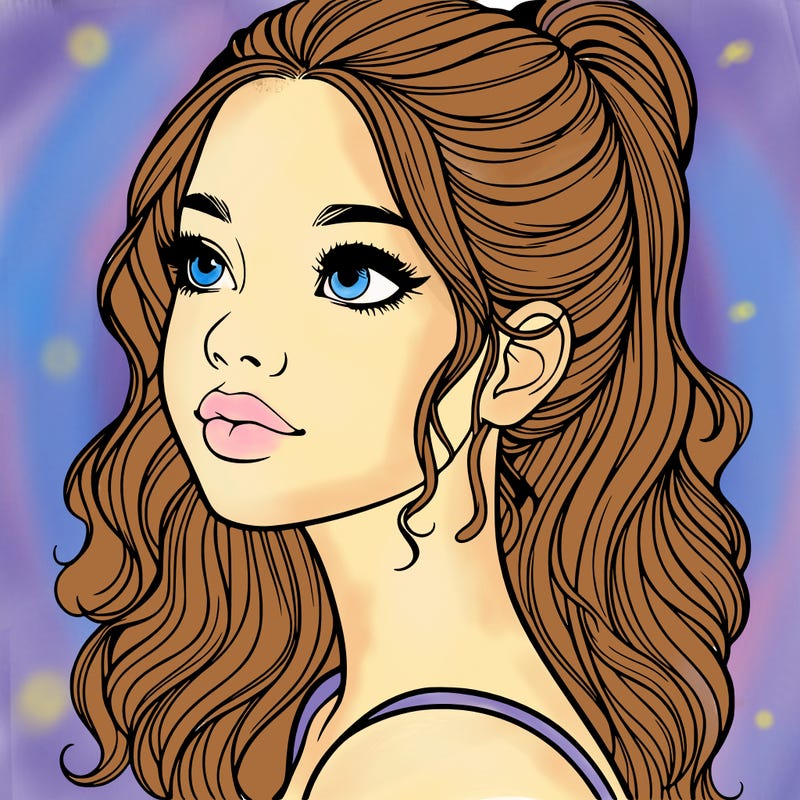 beautiful realistic girl