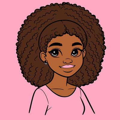 realistic black girl