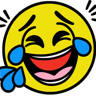 laughing emoji