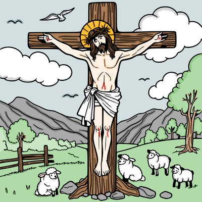 jesus on the cross