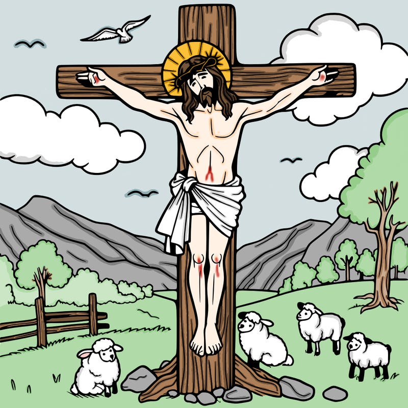 jesus on the cross