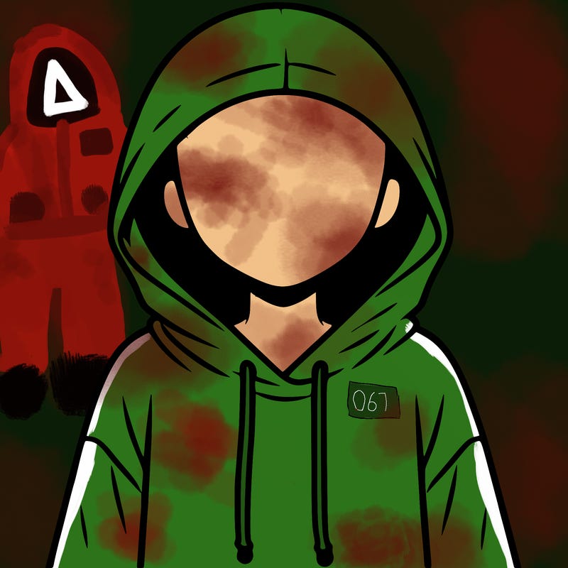 faceless girl in hoodie