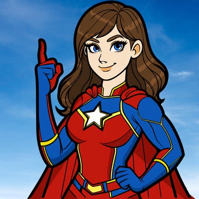 female superhero
