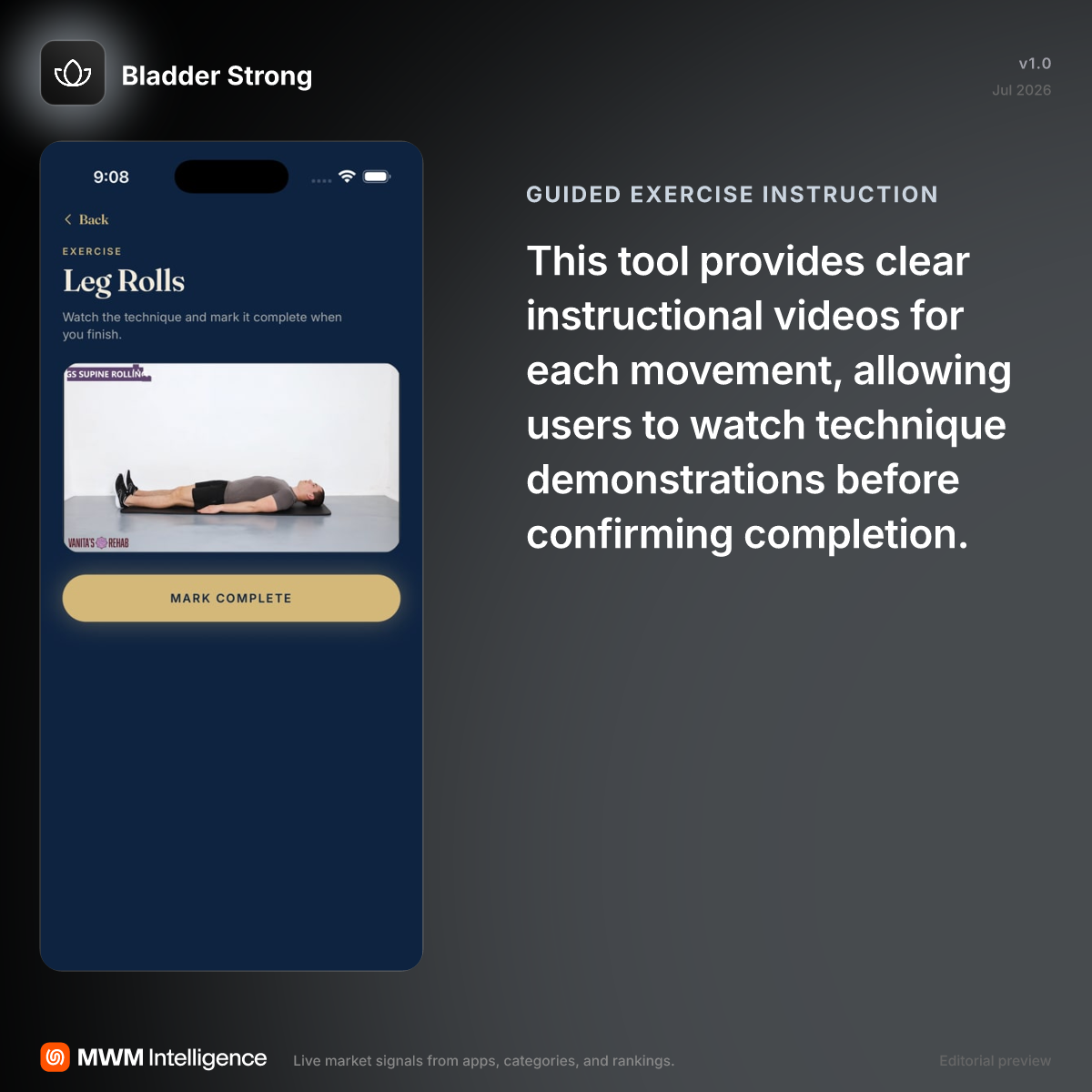 Bladder Strong - Health & Fitness App | MWM