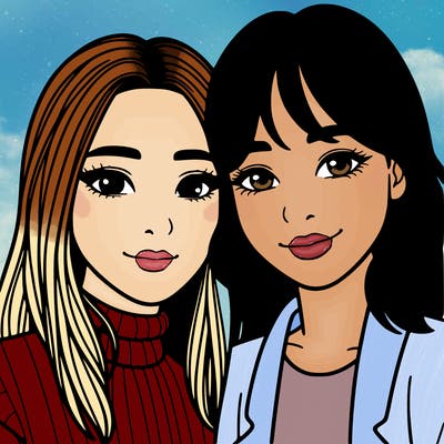 asian woman being in a couple with a latina woman realistic