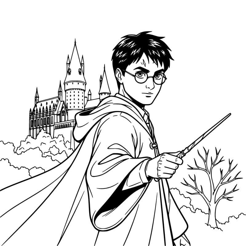 realistic manga harry potter