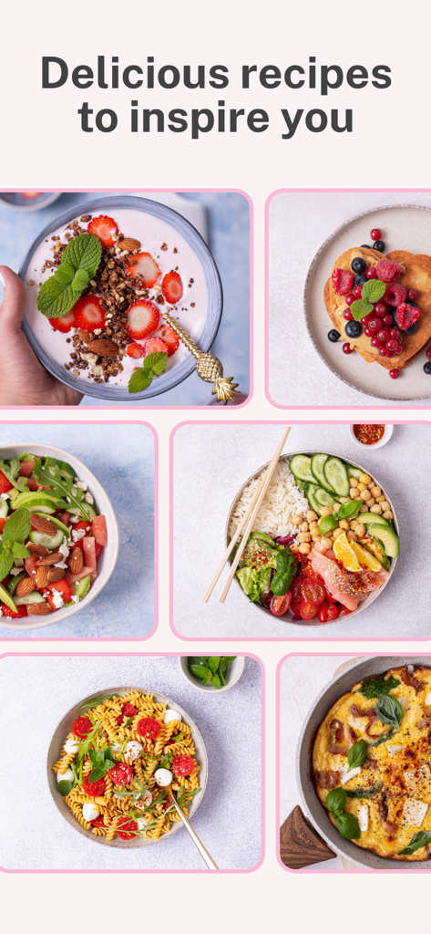 Grow with Anna - Eine Vielzahl von gesunden und bunten Mahlzeitenrezepten aus der Grow with Anna Fitness App.