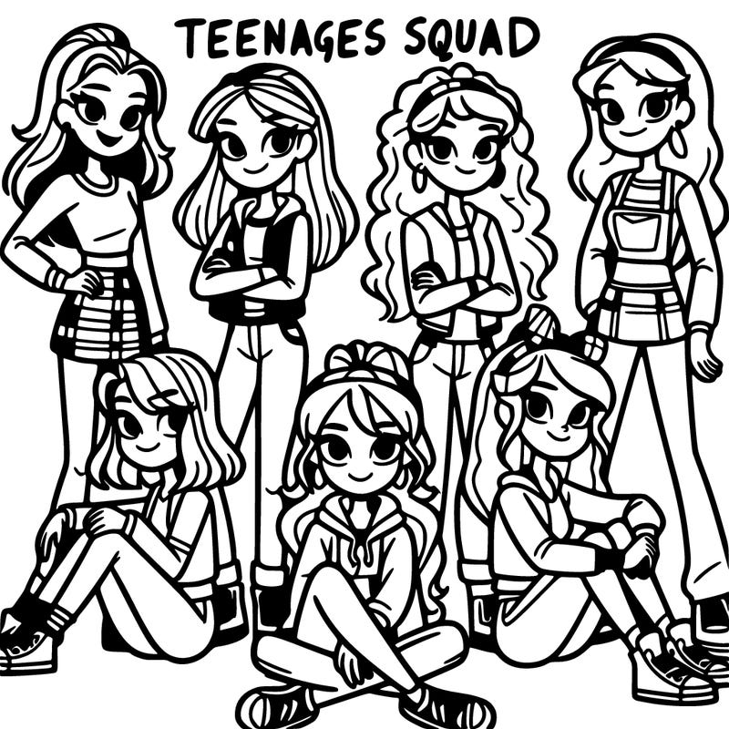 teenage girls squad