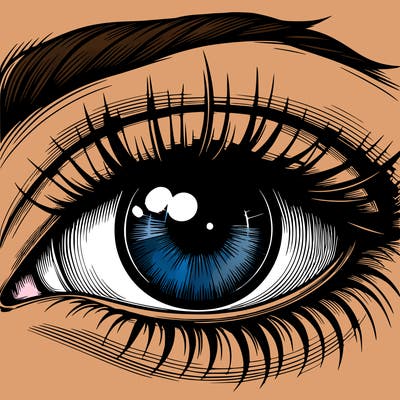 realistic eye