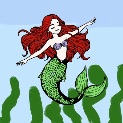 mermaid realistic