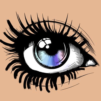 realistic eye