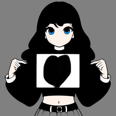 girl holding a blank sign in a long sleeve crop top