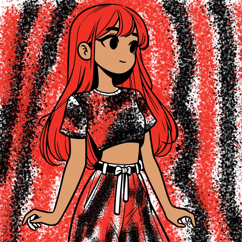 girl in a cute crop top