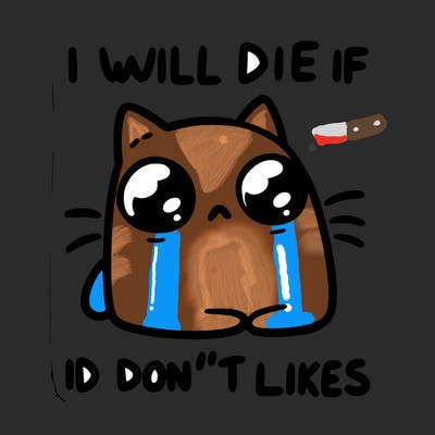 a cat that will die if we don’t get 10 likes