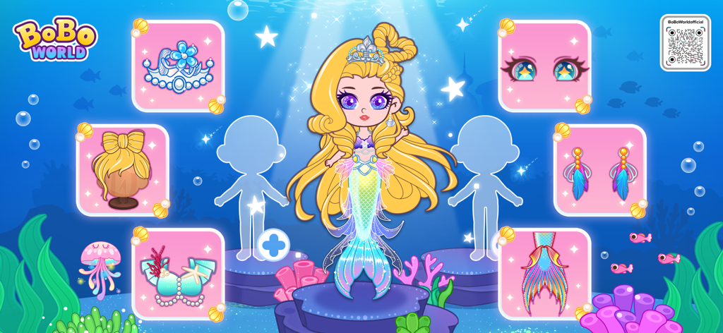 BoBo Mermaid World Avatar life - Education App | MWM