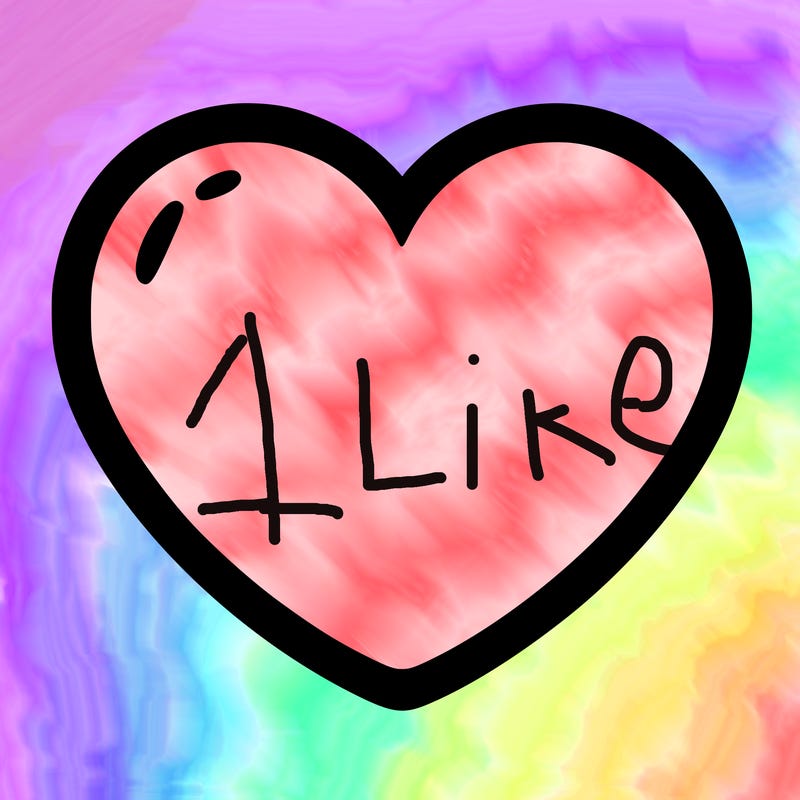 a blank heart