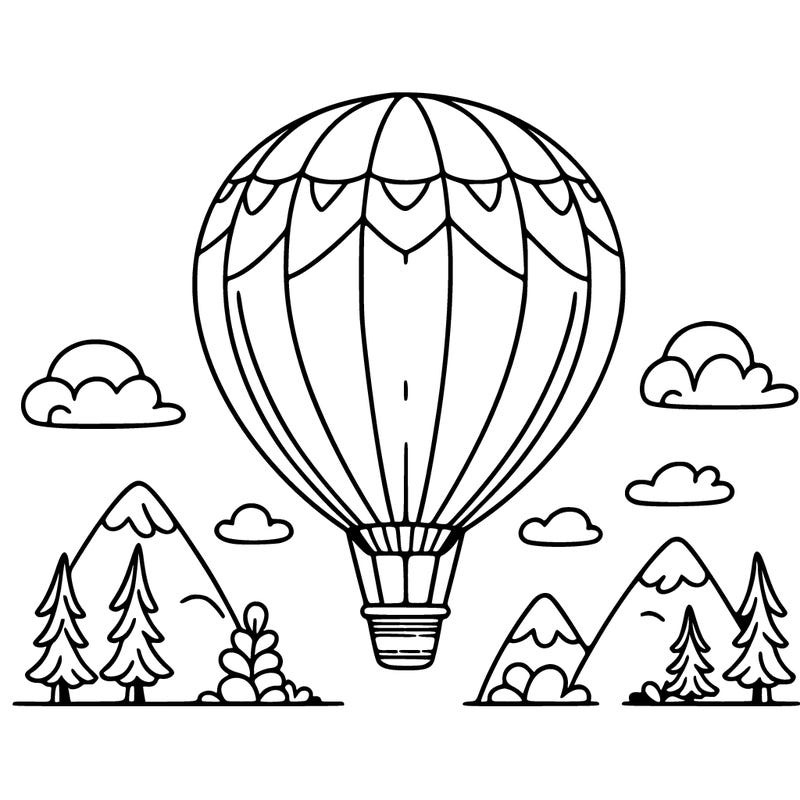 hot air balloon