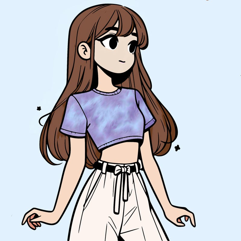 girl in a cute crop top