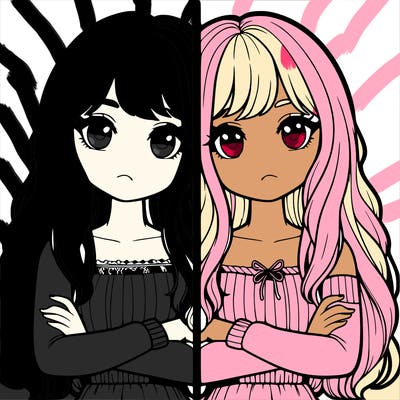 realistic girls split