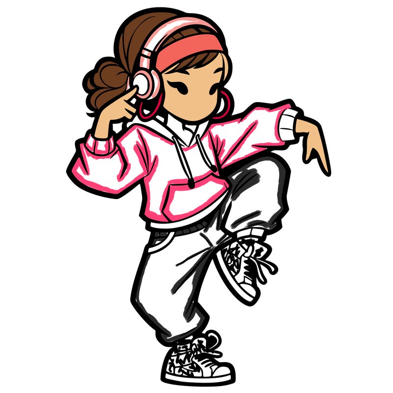 hip-hop dance girl