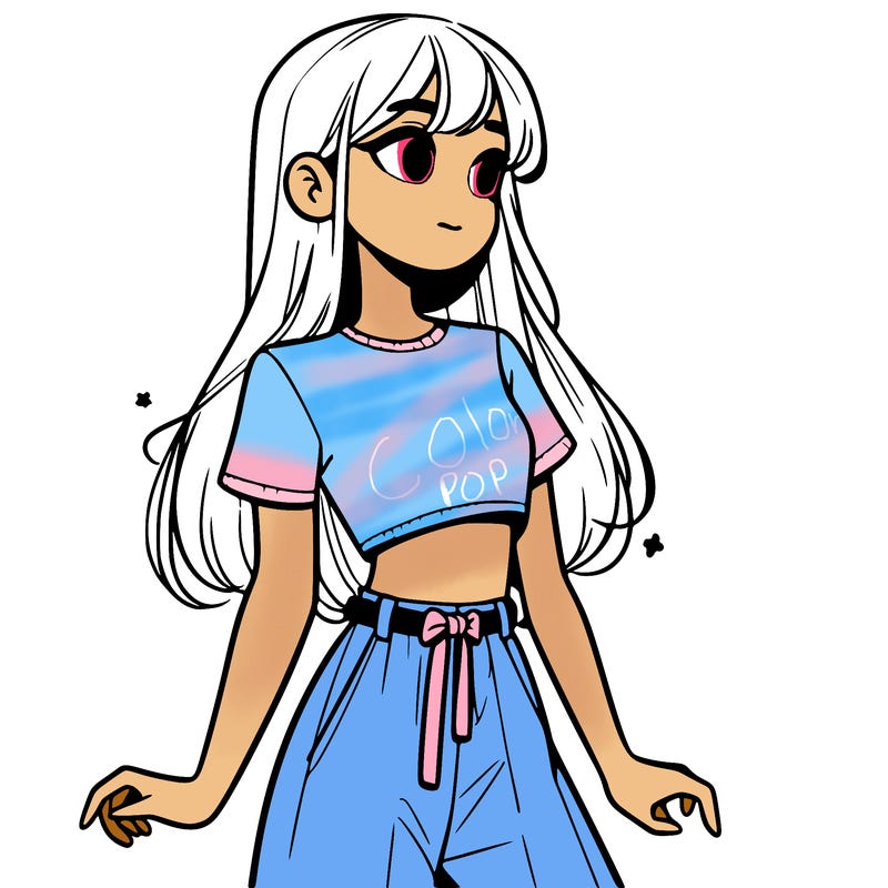 girl in a cute crop top