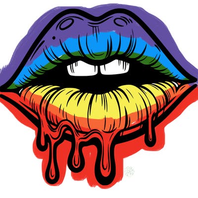 lips that look realistic and drip