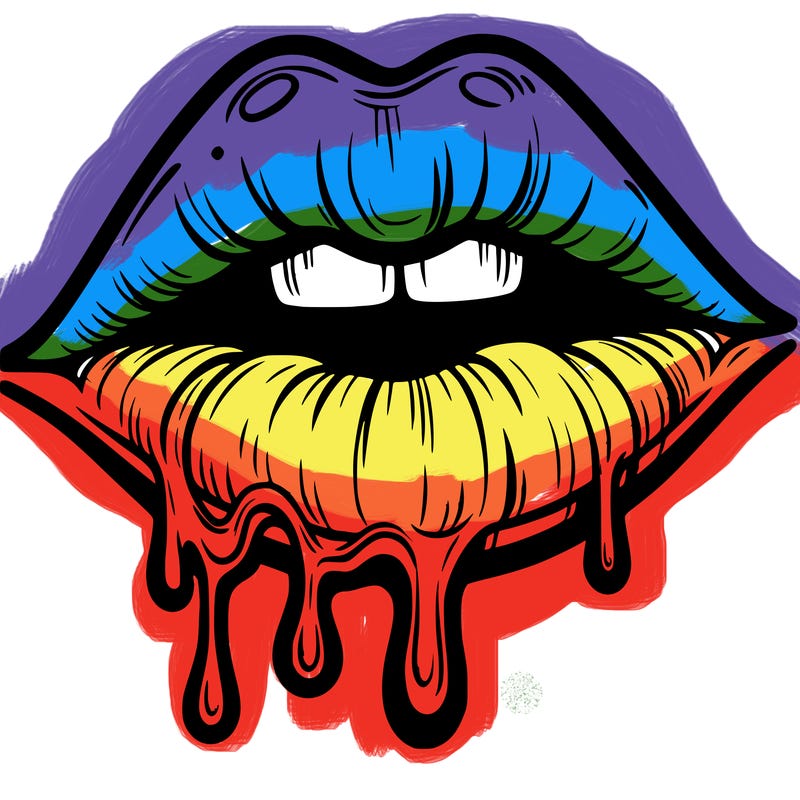 lips that look realistic and drip