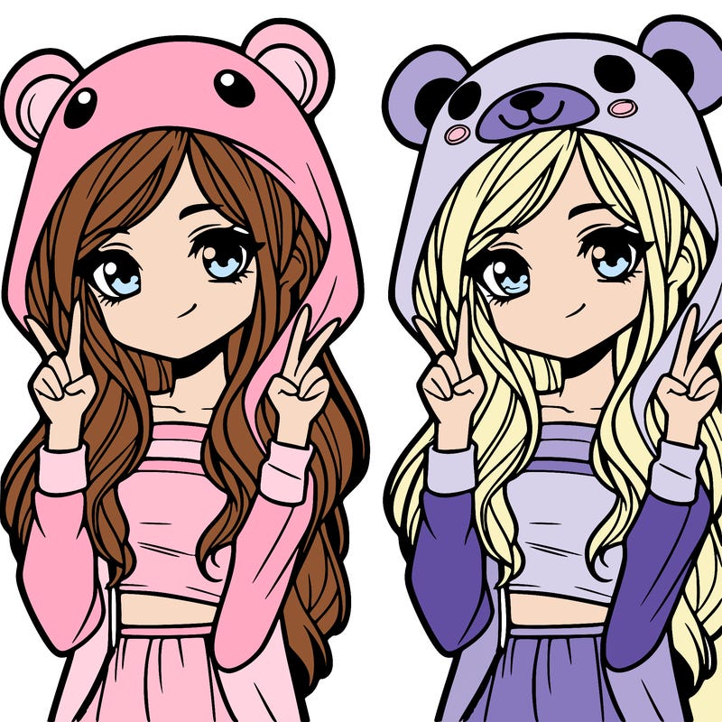 teen girl in animal costume