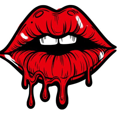 lips that look realistic and drip