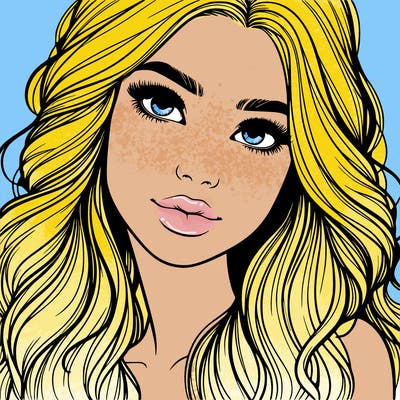 beautiful realistic girl