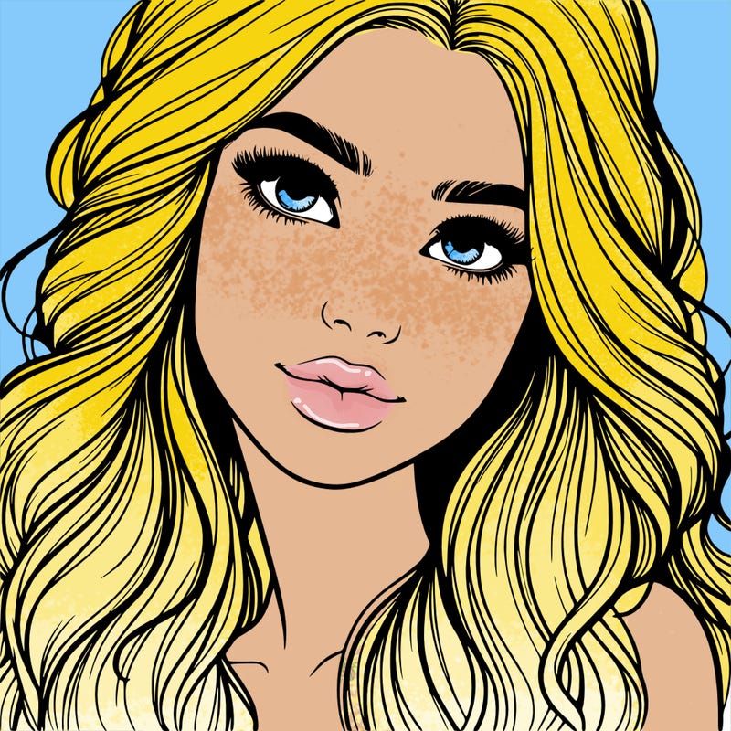 beautiful realistic girl