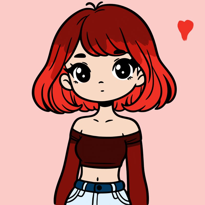 girl in a cute crop top