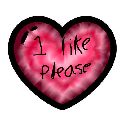 a blank heart