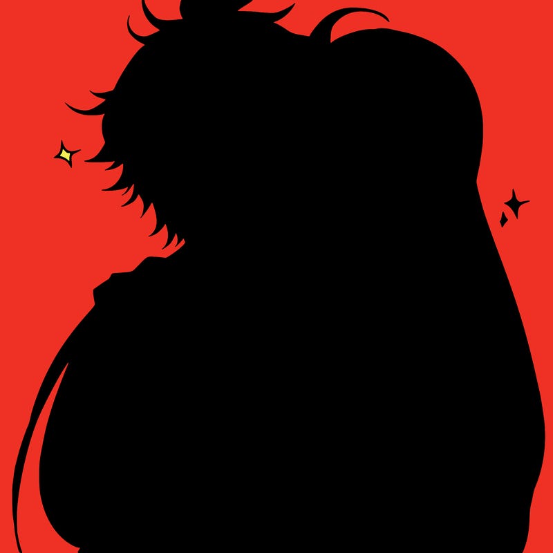 anime boy hugging an anime girl