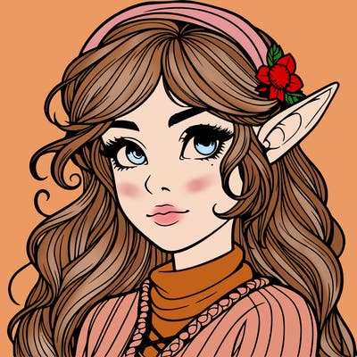 realistic elf girl