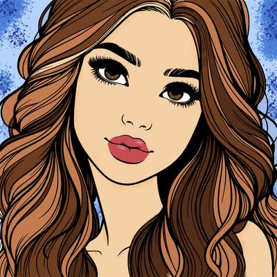 beautiful realistic girl