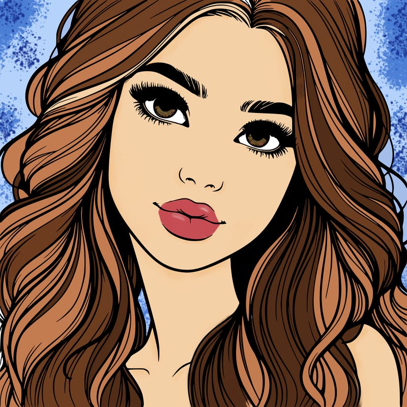 beautiful realistic girl