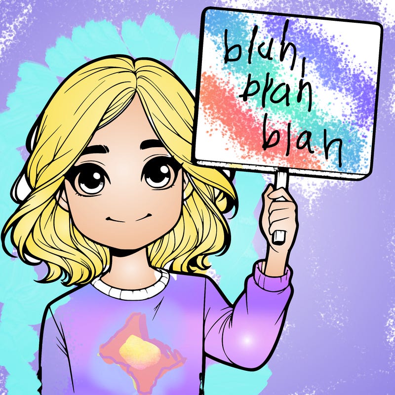 realistic girl holding up a sign