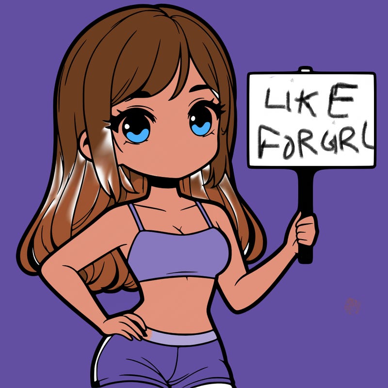 girl in a cute crop top holding a blank sign