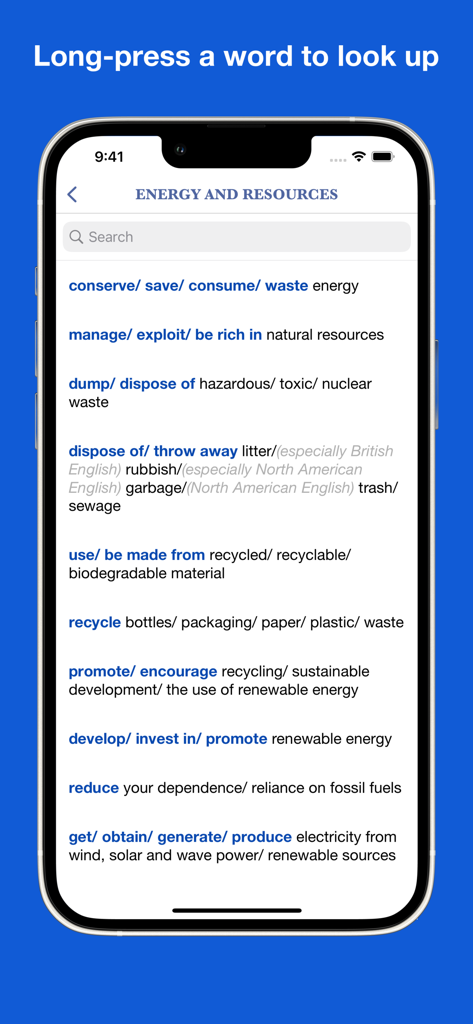English Collocations By Topics - Reference App | MWM