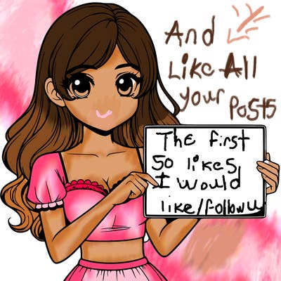 realistic pretty girl holding blank sign