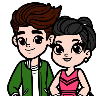 zed and addison from zombies